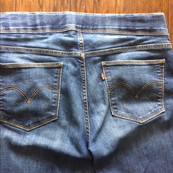 levi's women's pull on skinny jeans